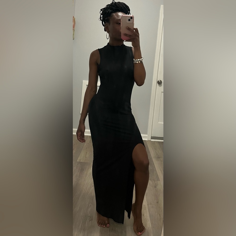 Sexy black dress